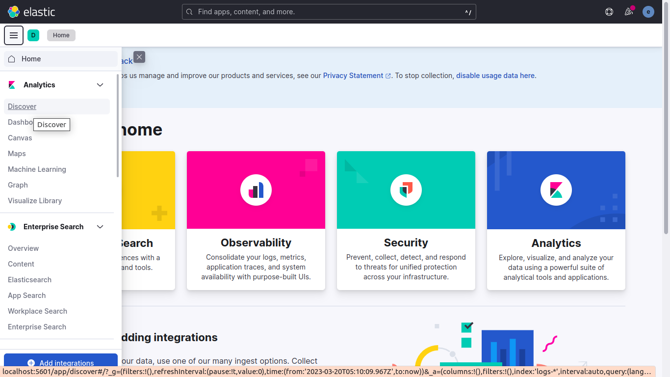 kibana_left_pane